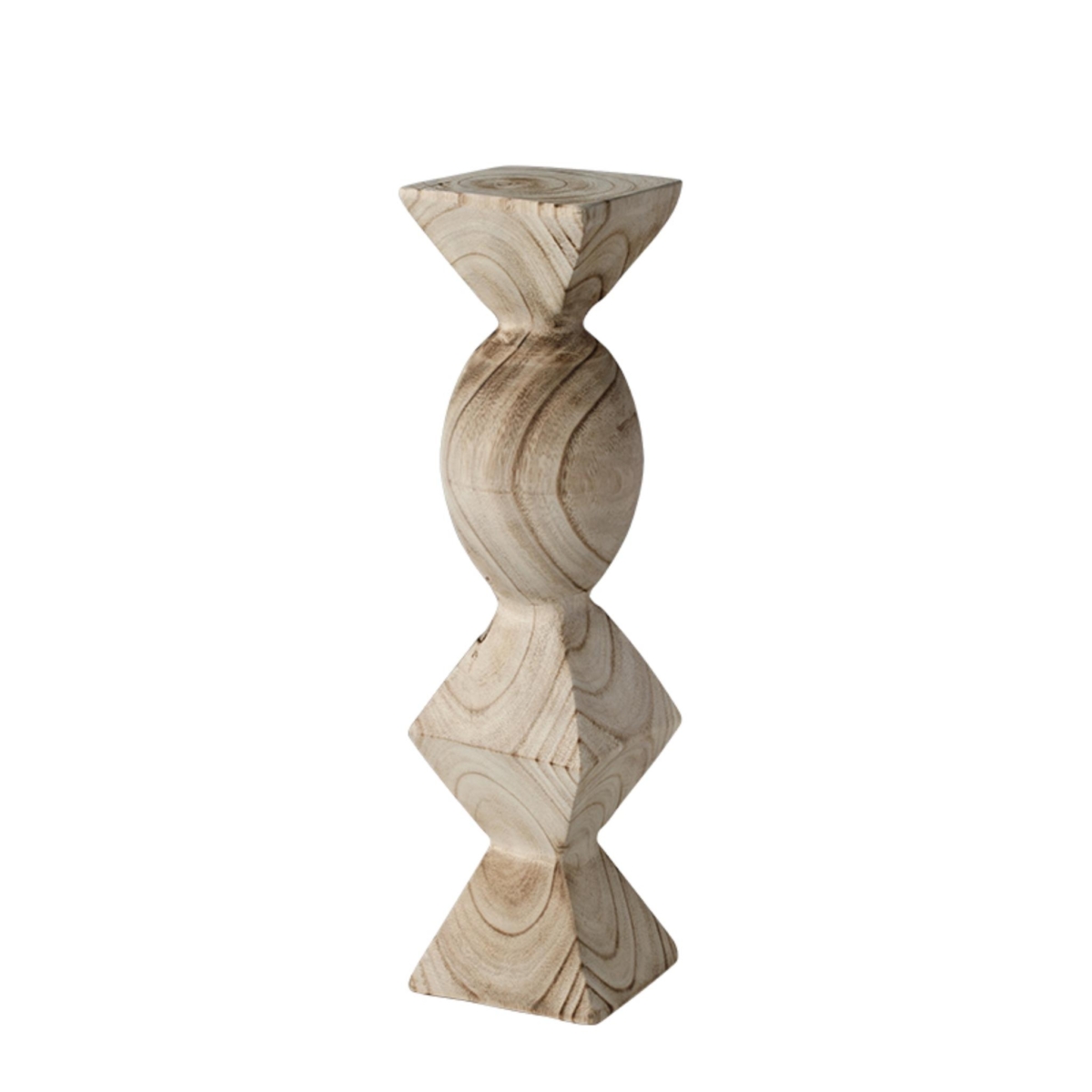 Geometric Wooden Column A