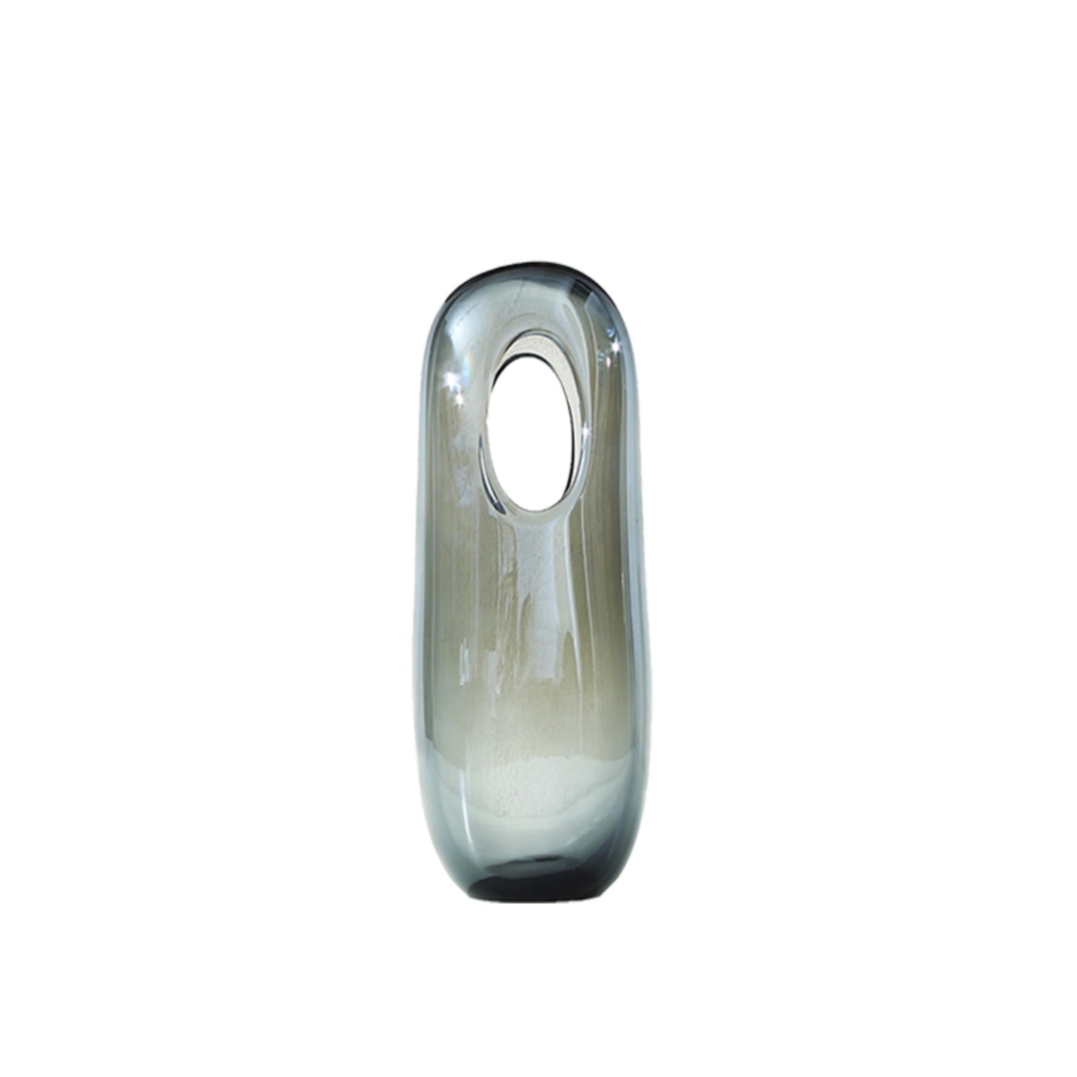 Grey Hole Vase