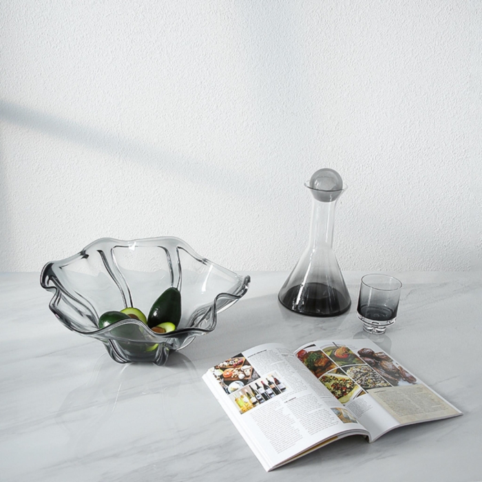 Glass Flower Bowl Glass Flower Bowl
