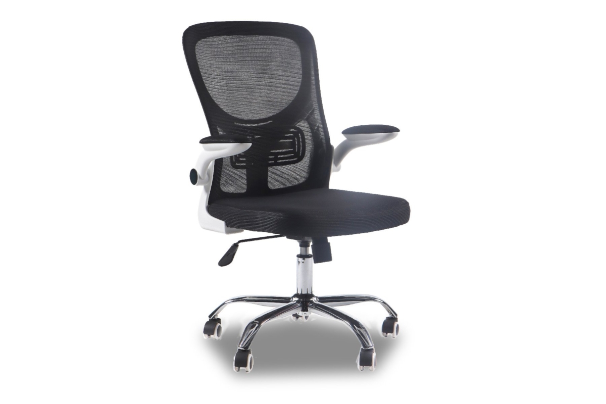 Office Chair White Black Chrome Office Chair White Black Chrome