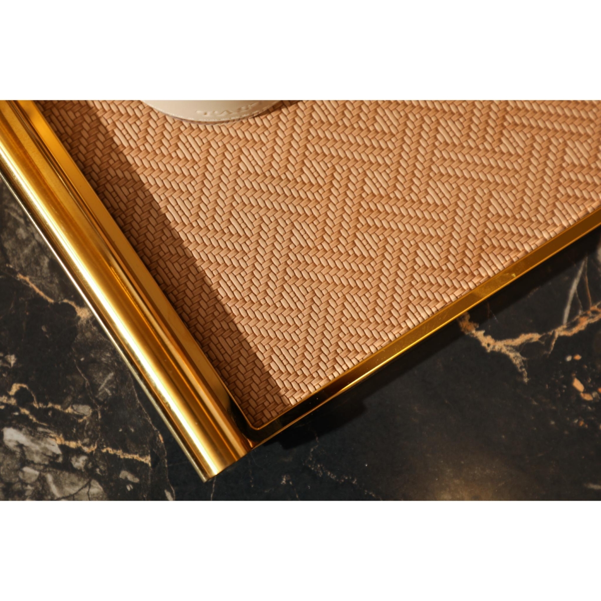 Scroll Tray Gold