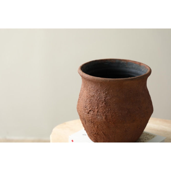Flowerpot Rustic Red