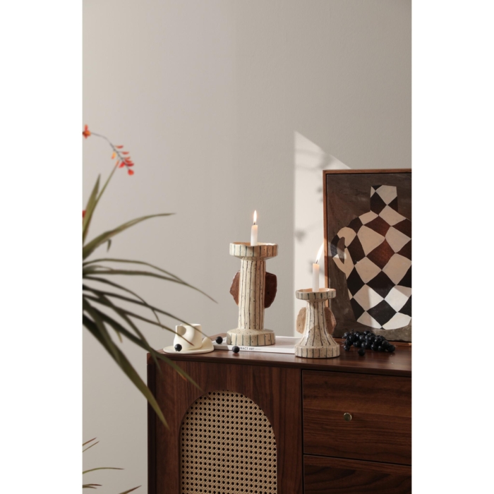 FF-D24109B-4.jpg Ceramic Double Ear Candle Holder