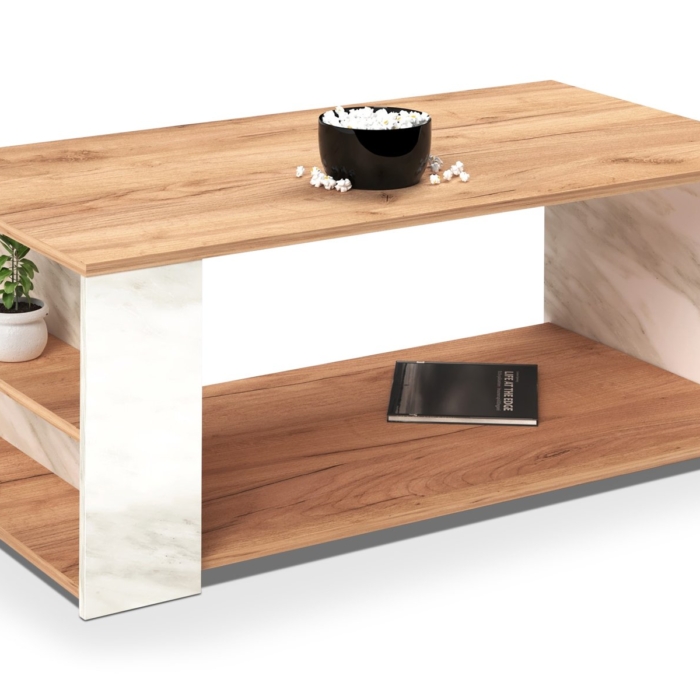 Coffee Table Gold Oak