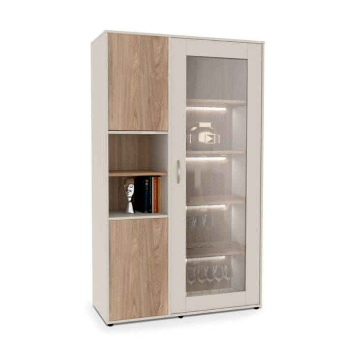 Cabinet Honey Oak+cashmere