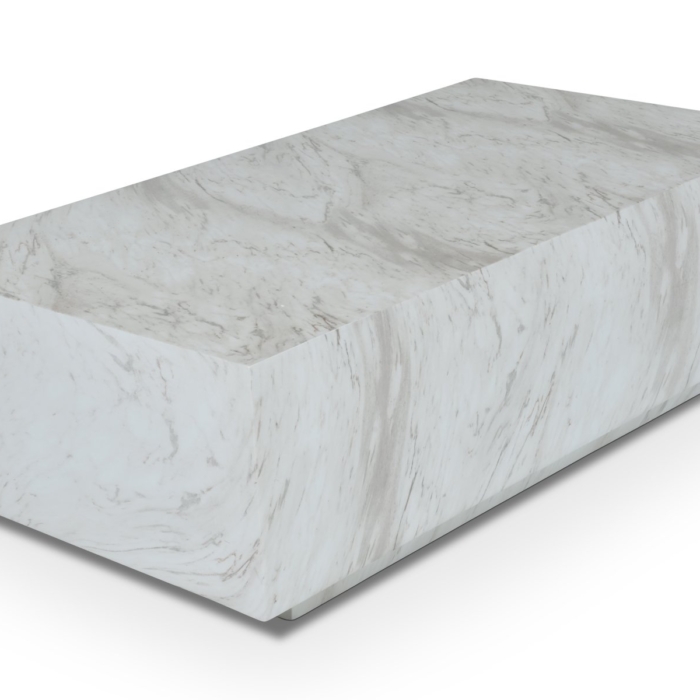 Caster Coffee Table Bianca