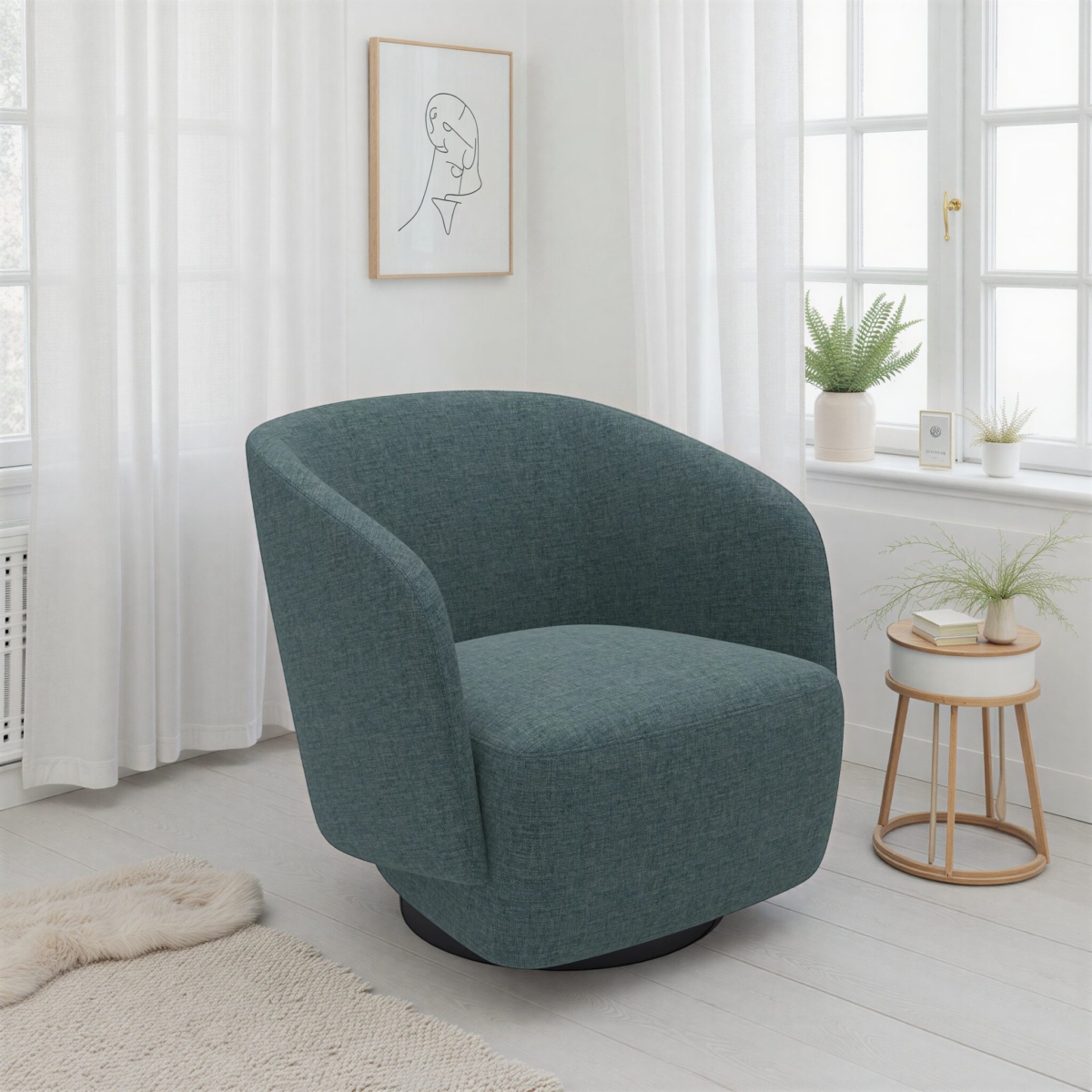 FLOWAH Swivel Armchair