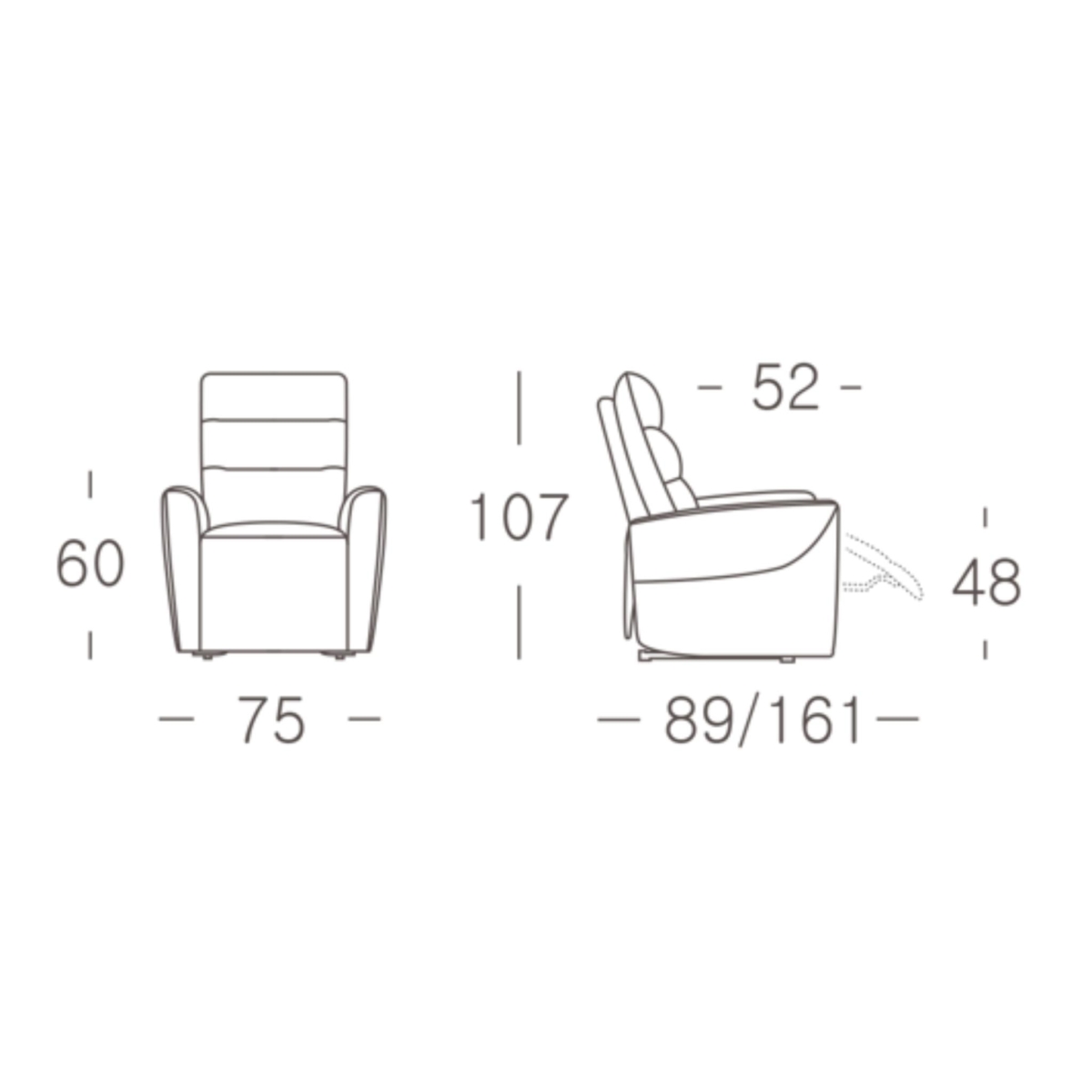 MYLENE Recliner Armchair