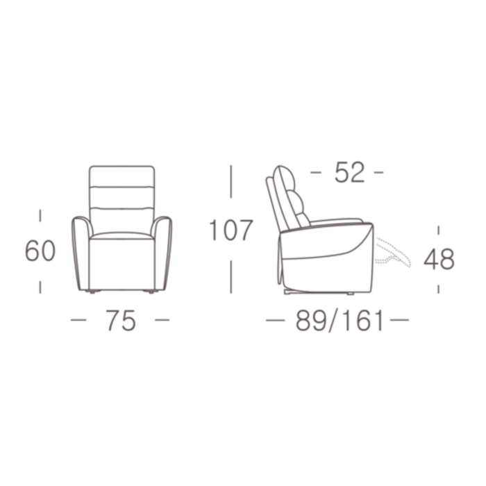 MYLENE Recliner Armchair