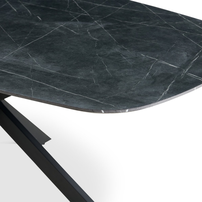 DINING TABLE D.grey MRBL