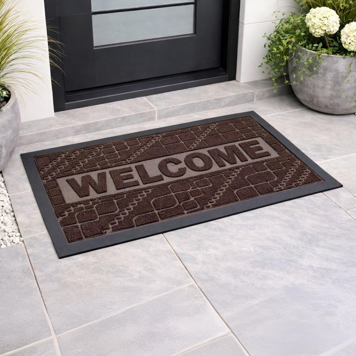 DOOR MAT MERCURY 45X75 BROWN