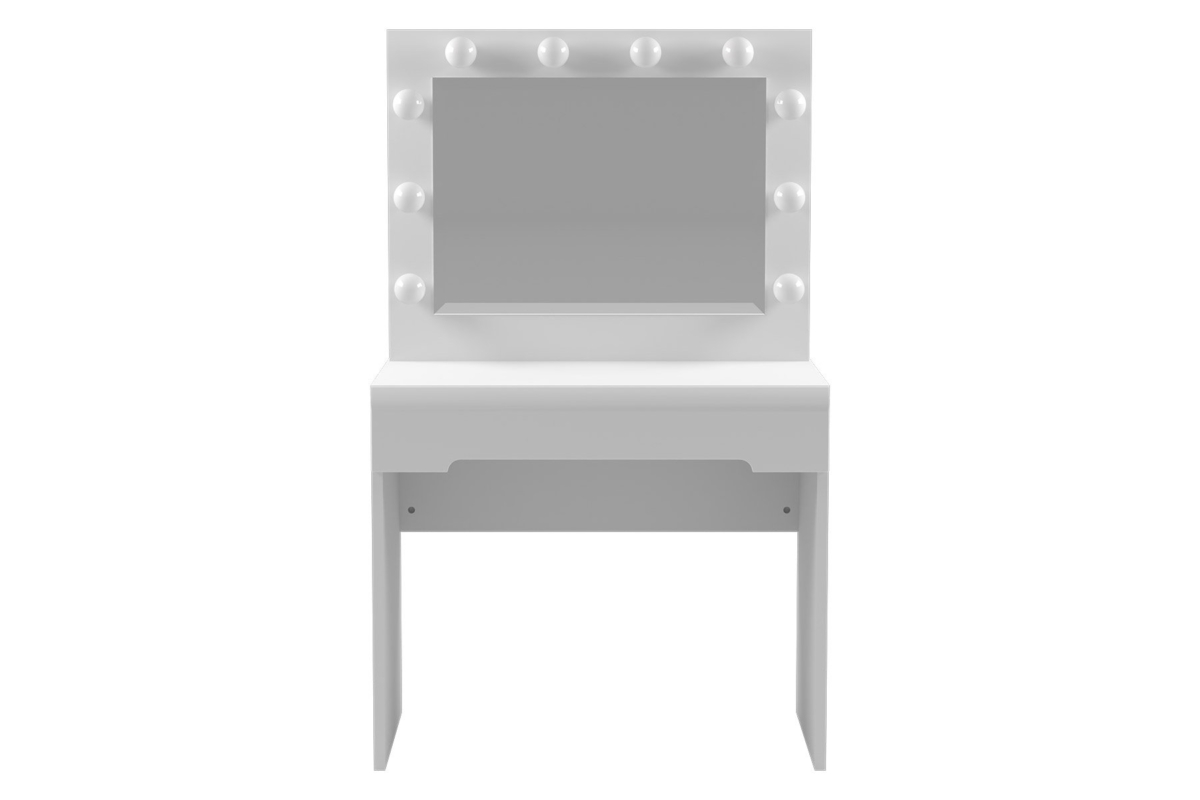 Make Up Table White Gloss