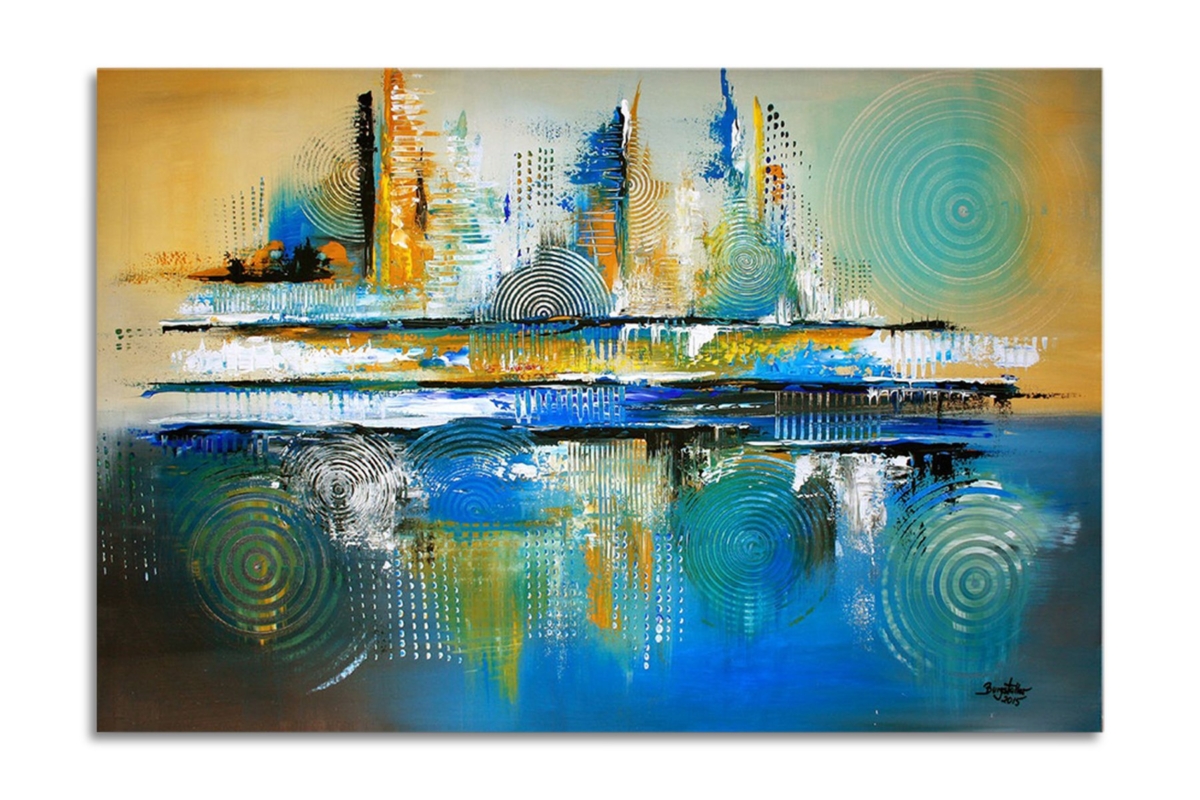 Blue Abstract Wall Art