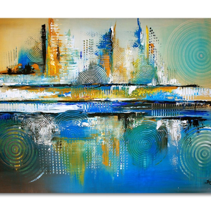 Blue Abstract Wall Art