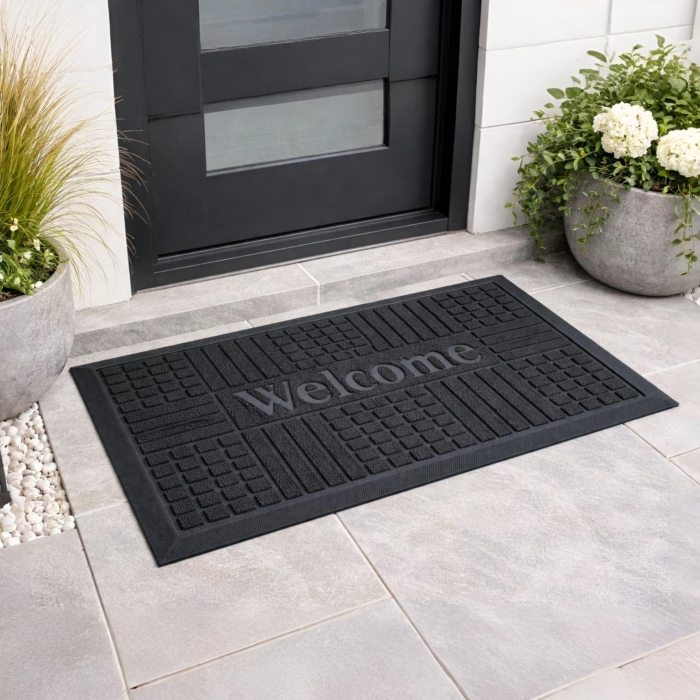 DOOR MAT PALLAS 40X60 BLACK
