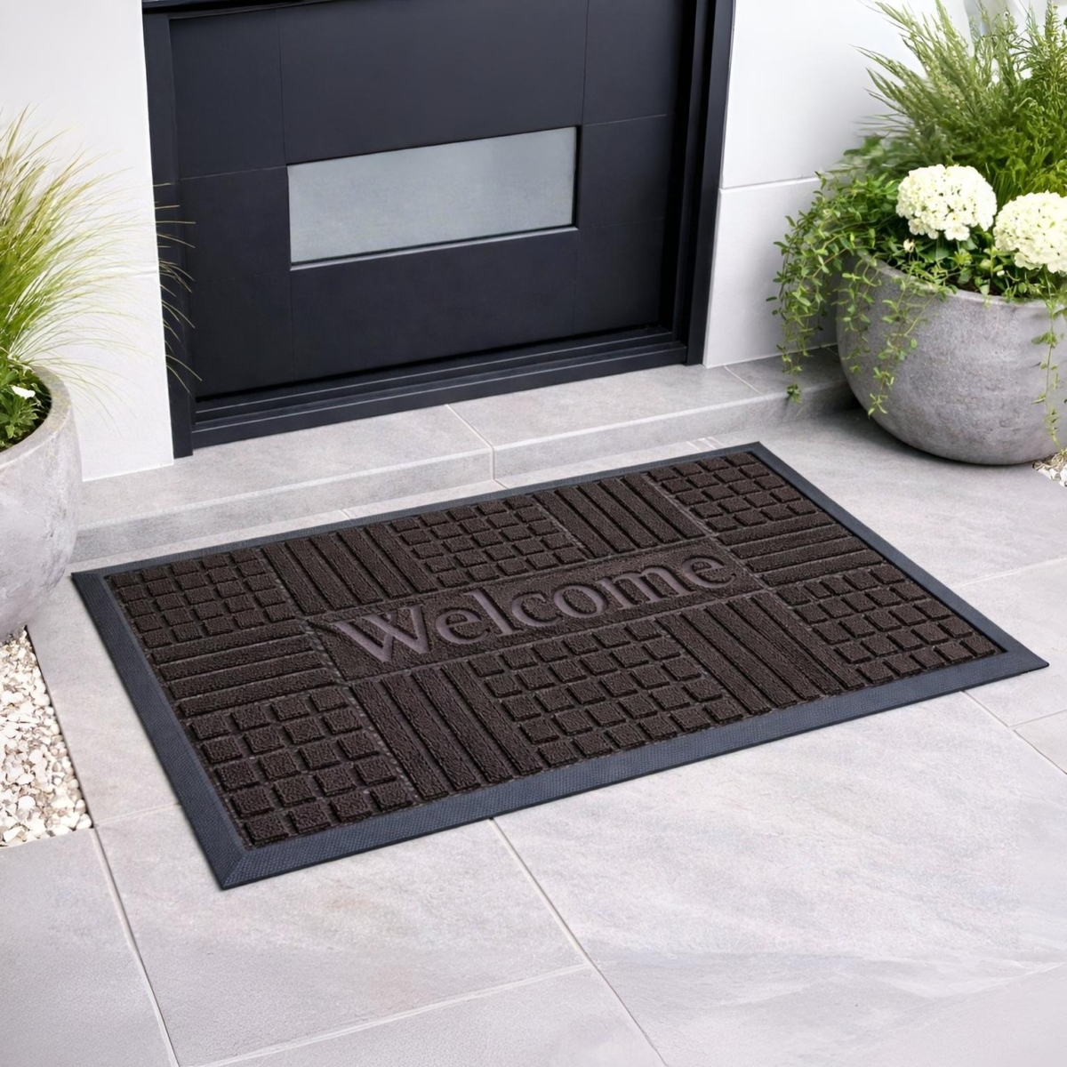DOOR MAT PALLAS 40X60 BROWN