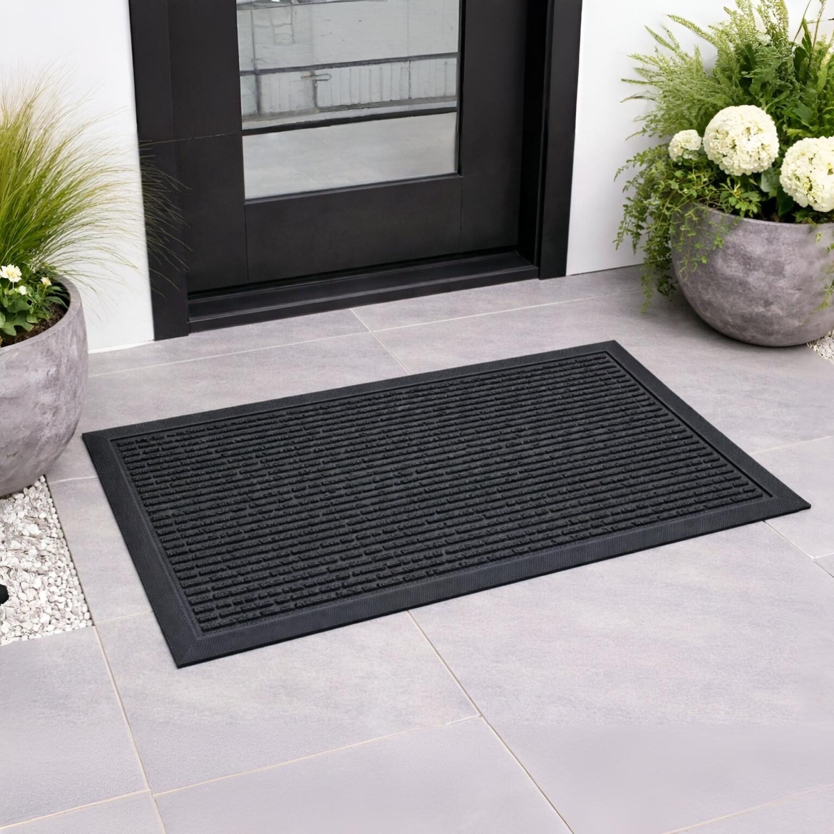 DOOR MAT PANAS 45X75 BLACK