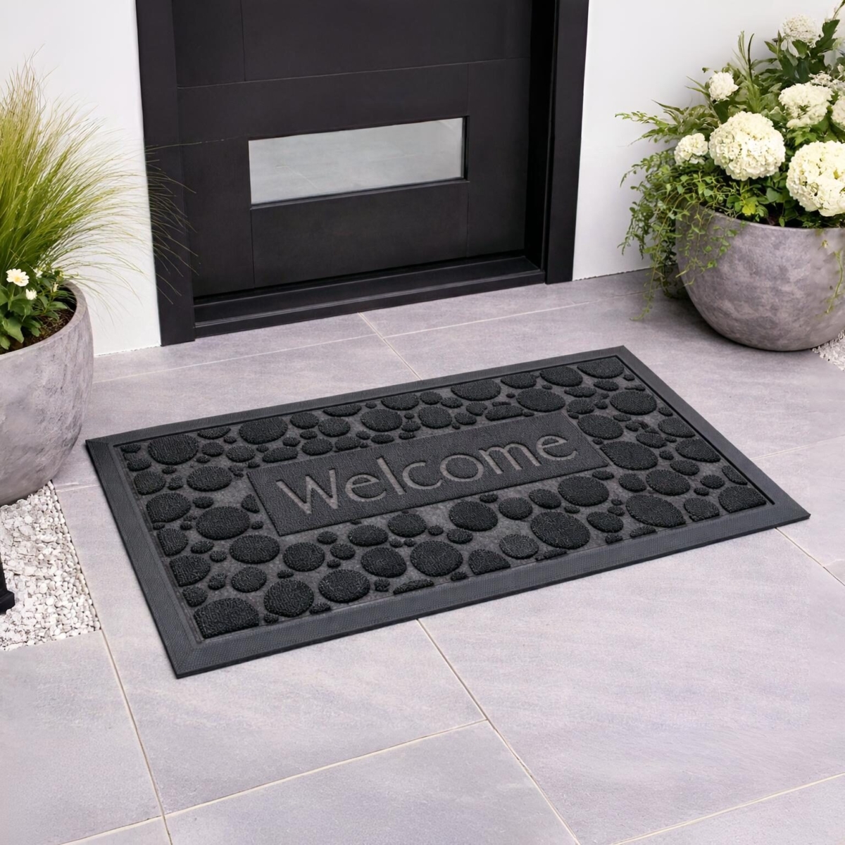 DOOR MAT PERSEAS 40X60 BLACK