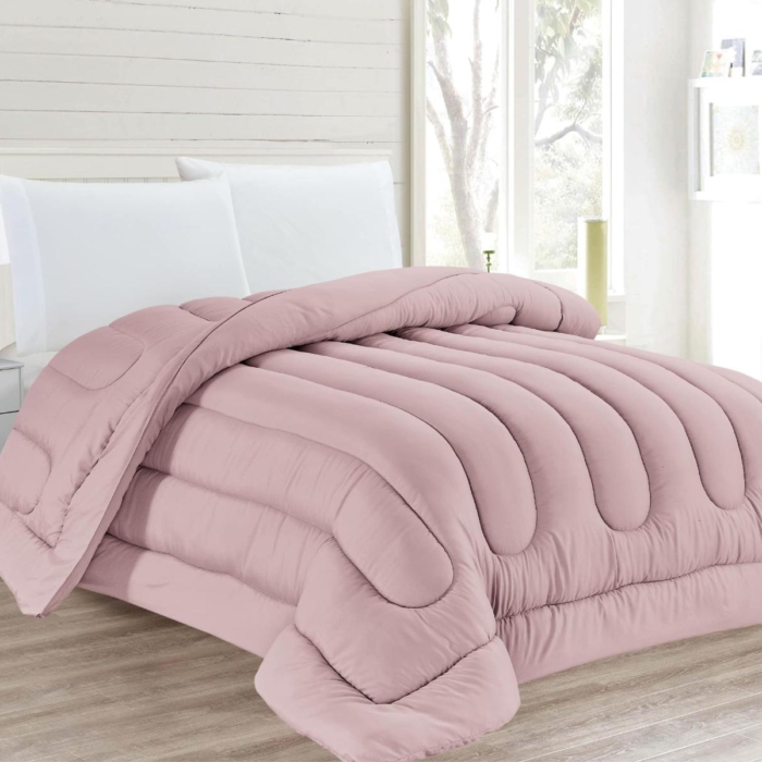DYED QUILT 220X240 PINK