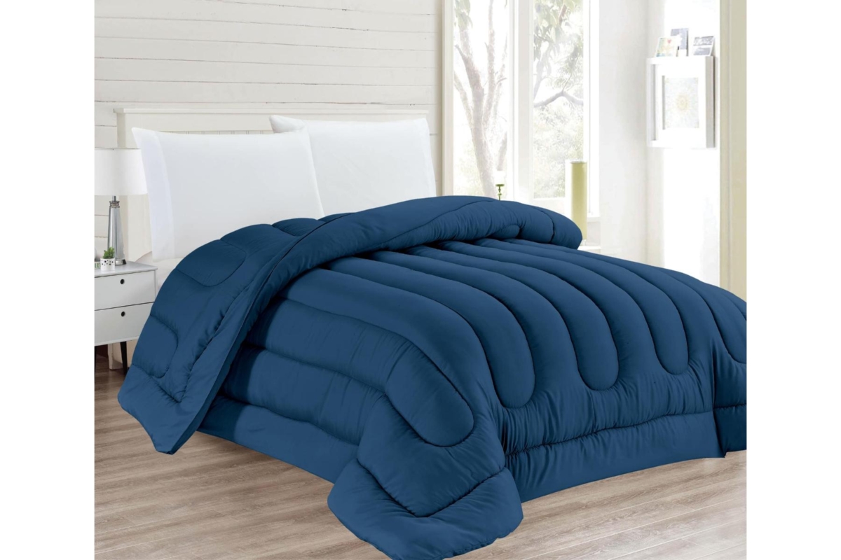 DYED QUILT 260X240 BLUE