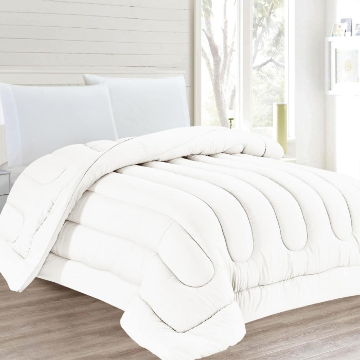 DYED QUILT 260X240 WHITE DYED QUILT 260X240 WHITE