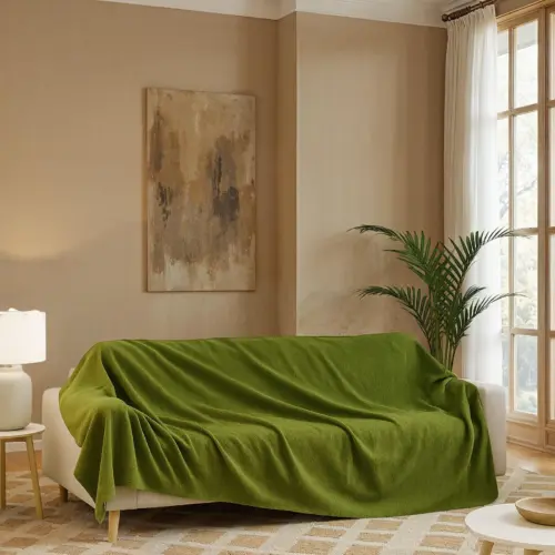 Polyester Chenille Sofa Throw 180 × 270 cm