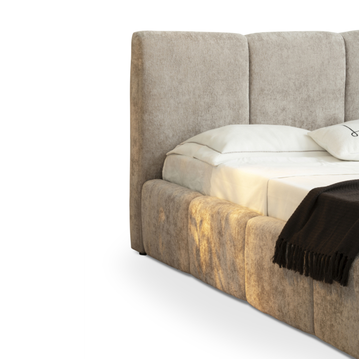 Beige Bed 5.5ft Fb
