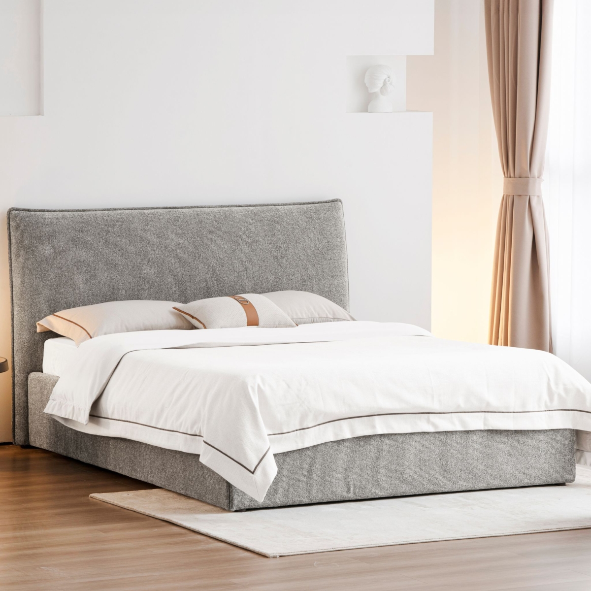 5.5FT BED STORAGE DARK GREY