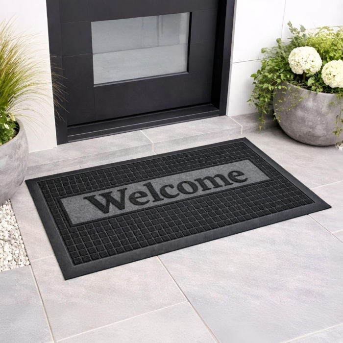 DOOR MAT VESTA 40X60 BLACK
