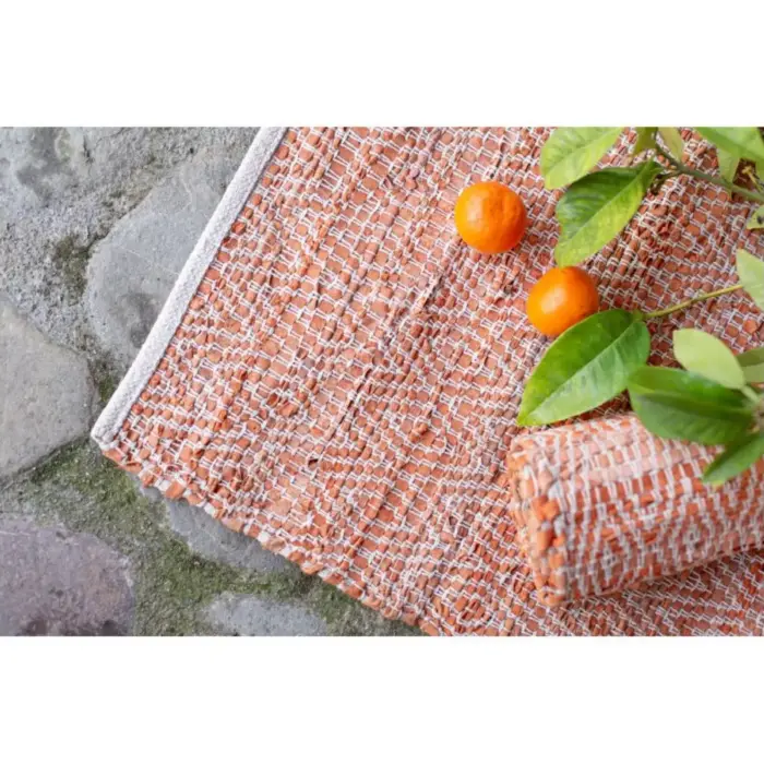 ROMBO RUG ORANGE