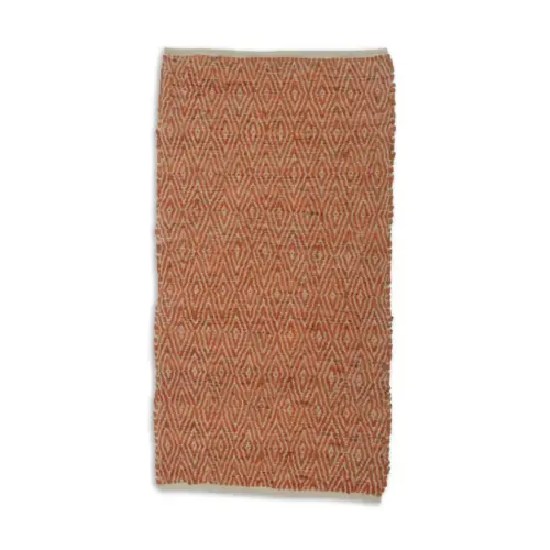 ROMBO RUG ORANGE