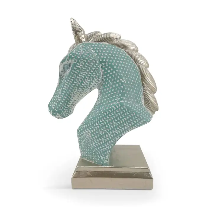 KOOS DECO HORSE MINT SILVER