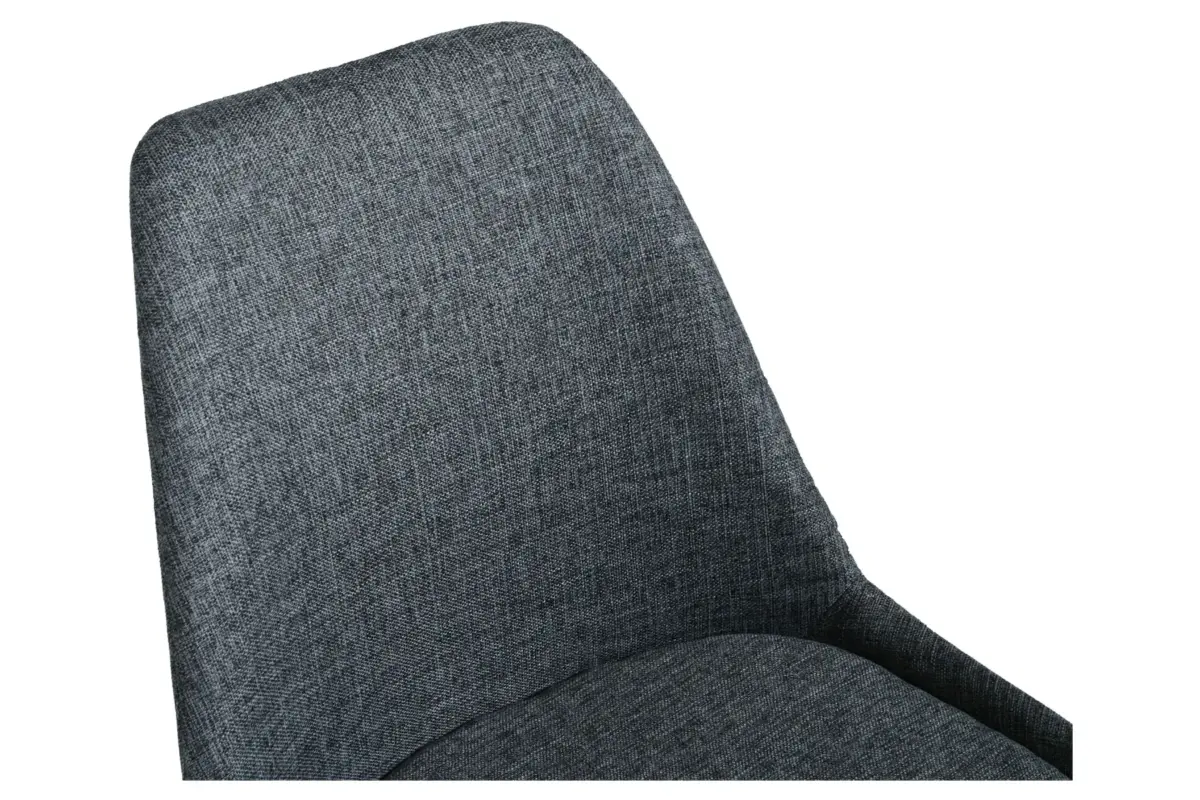 VEGAS D.CHAIR BLACK WOOD LEG