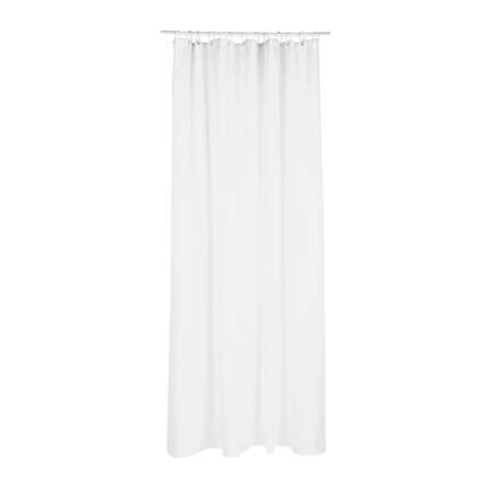 SHOWER CURTAIN WHITE