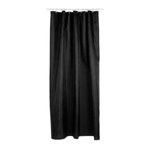 SHOWER CURTAIN BLACK