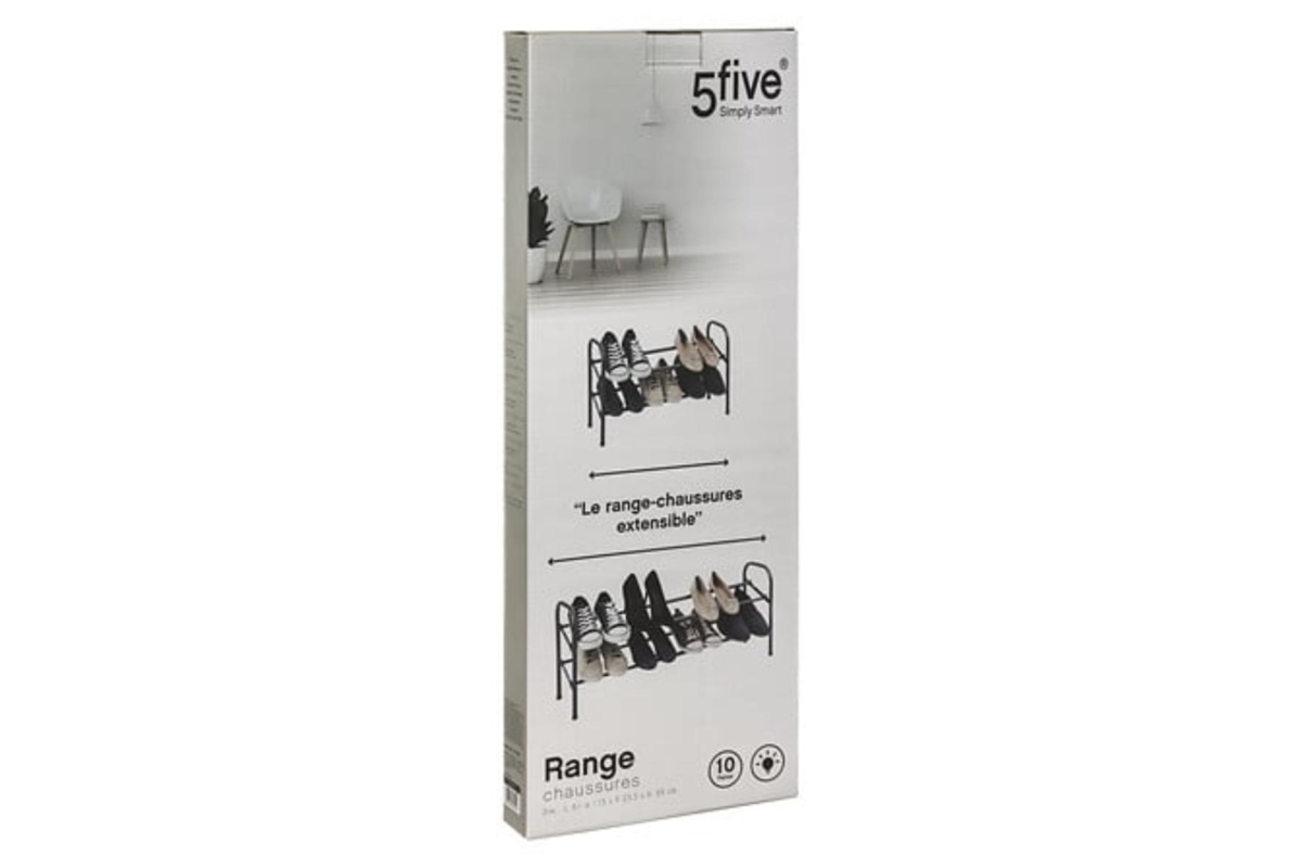 SHOE RACK MTL 10-22P CLOTH