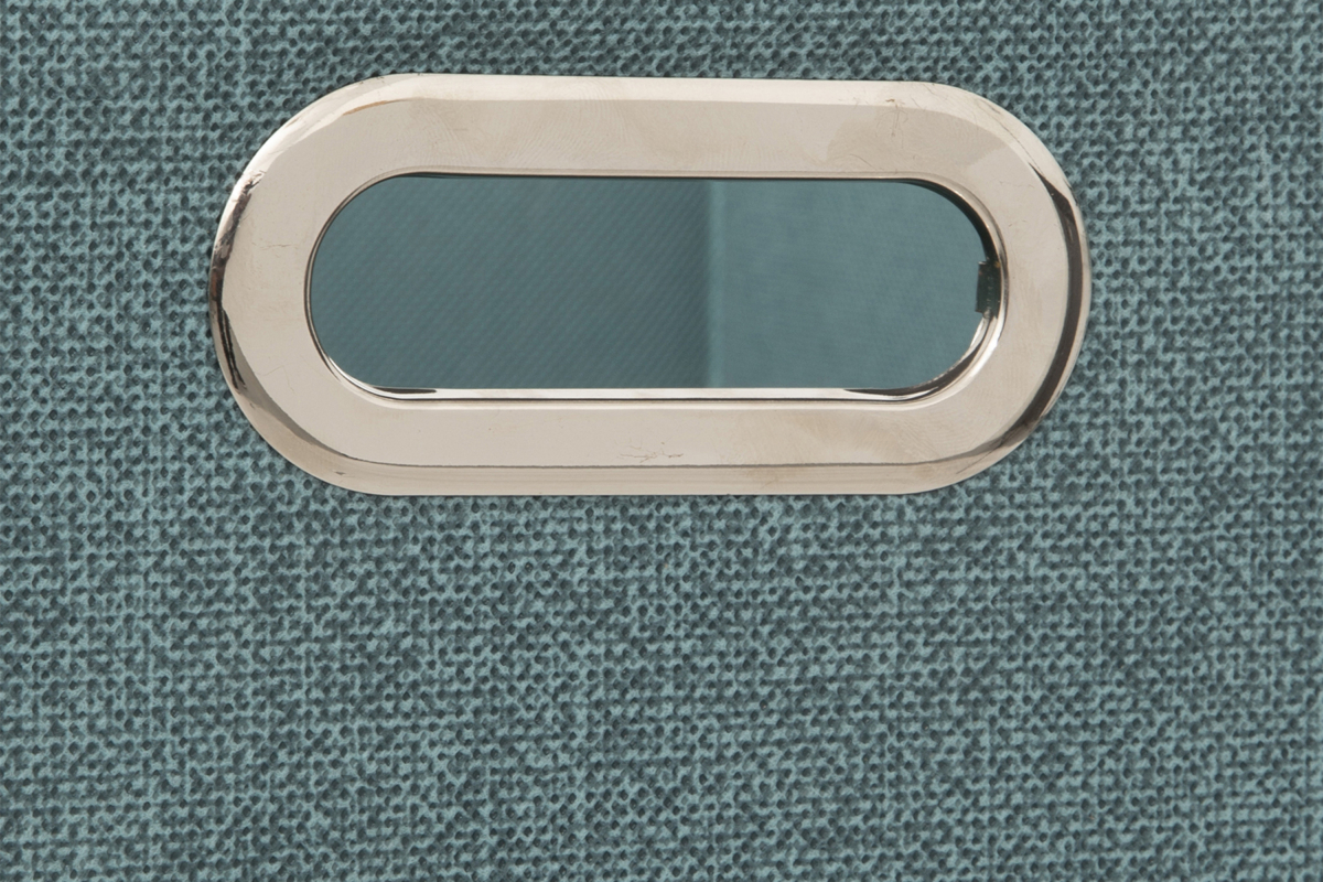 STORAGE BOX 31X31 PETROL LINEN