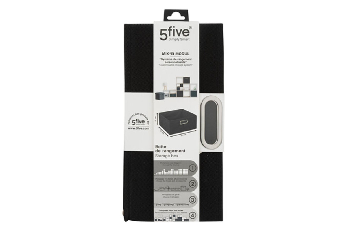 STORAGE BOX 31X15 BLACK