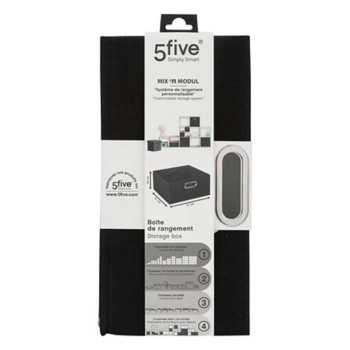 STORAGE BOX 31X15 BLACK