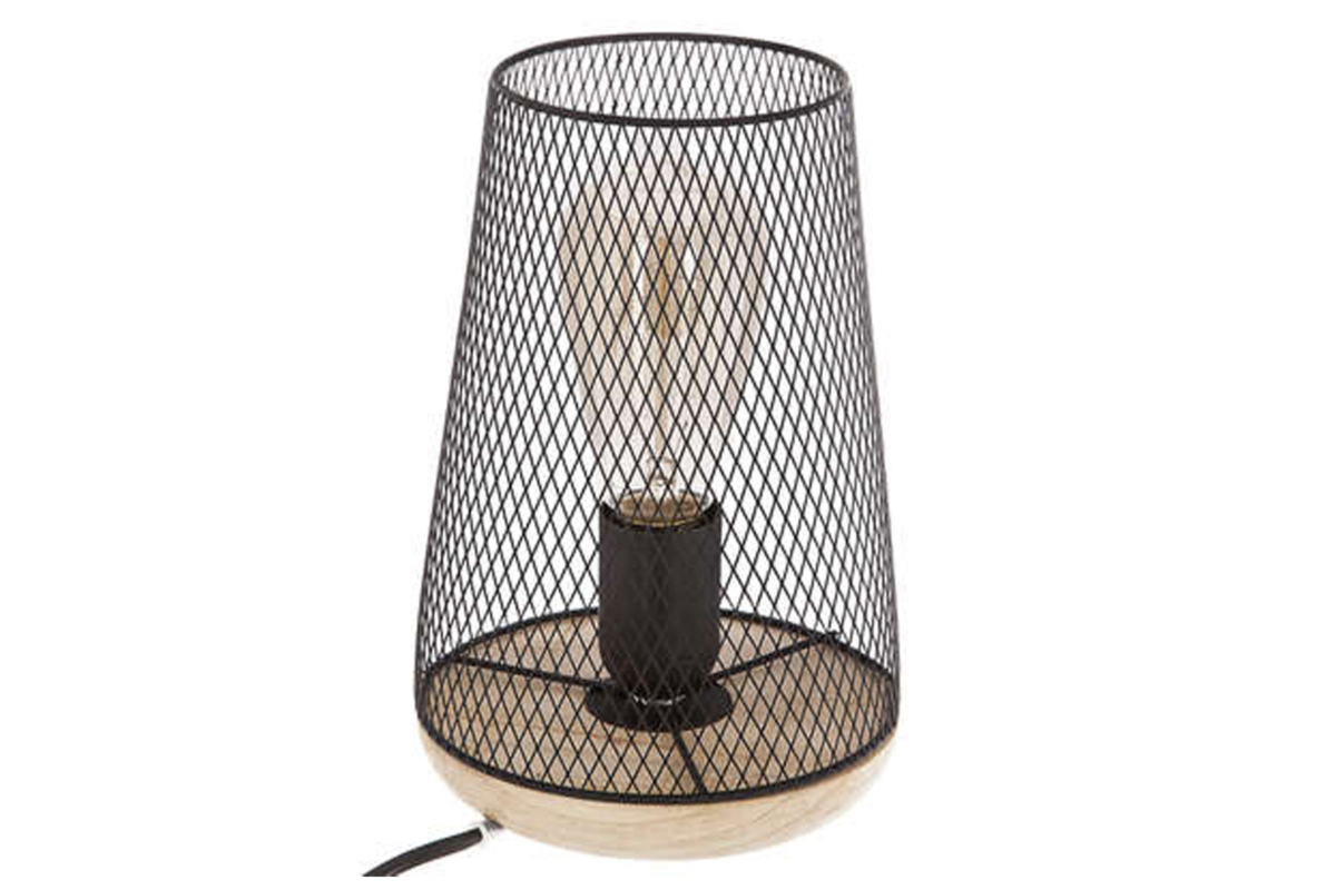 ZELY BLK GRID LMP H24