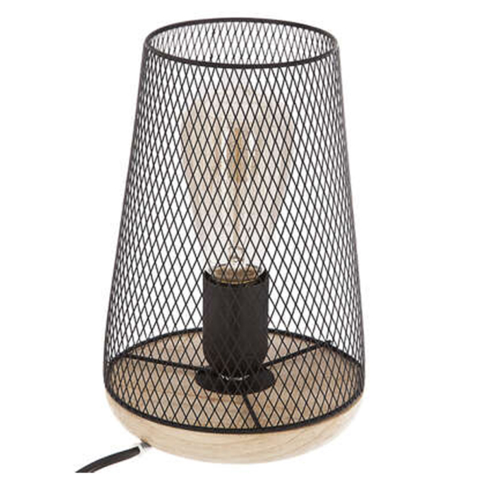 ZELY BLK GRID LMP H24
