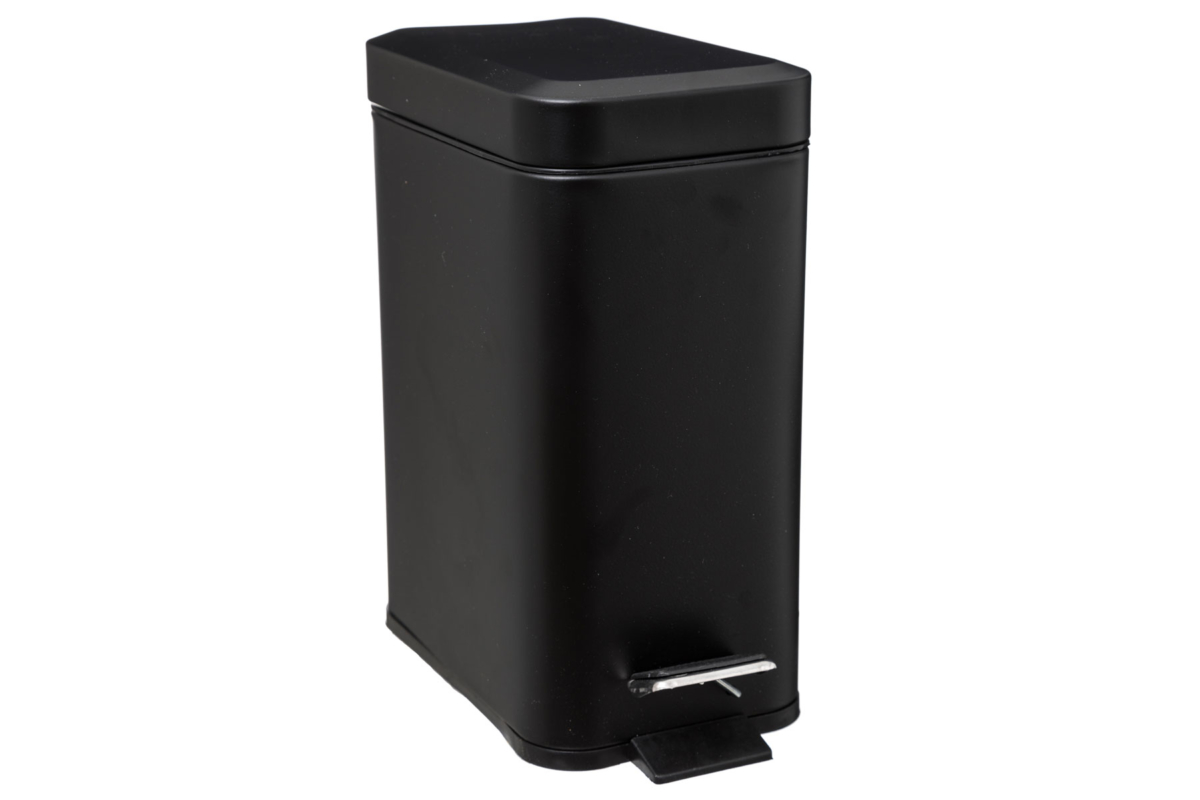 BIN BLACK RECTANGLE 5L