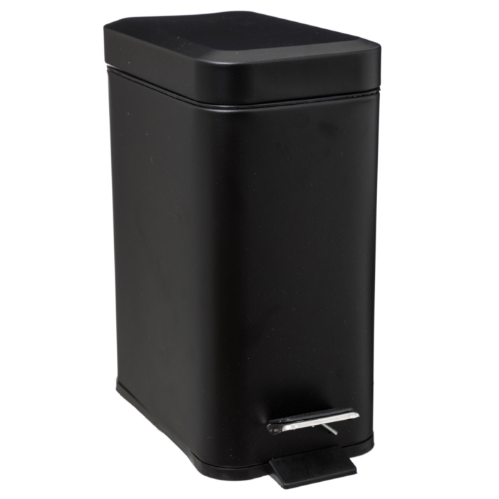 BIN BLACK RECTANGLE 5L