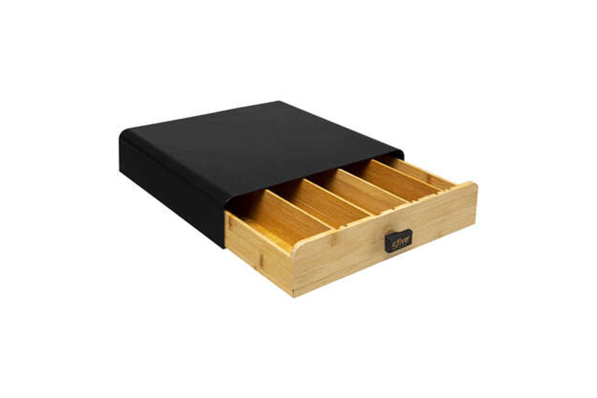 DRAWER CAPS HOLDER BLACK