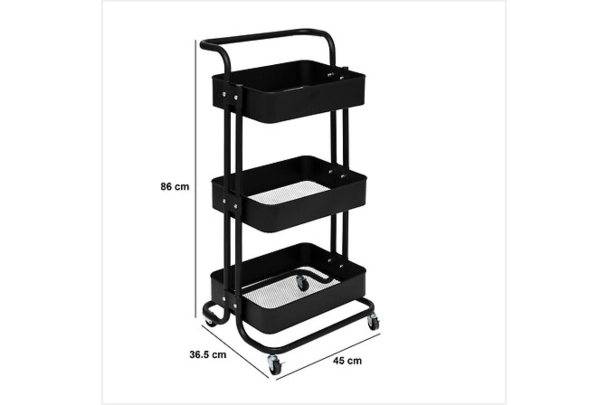 3TIERS RECT TROLL BLACK