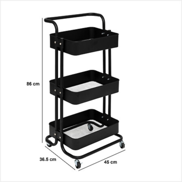 3TIERS RECT TROLL BLACK