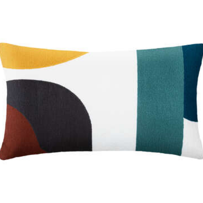 CUSH EMBROD HARY MULITCO 30X50