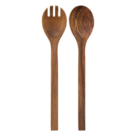 SALAD SP&FORK ACACIA X2