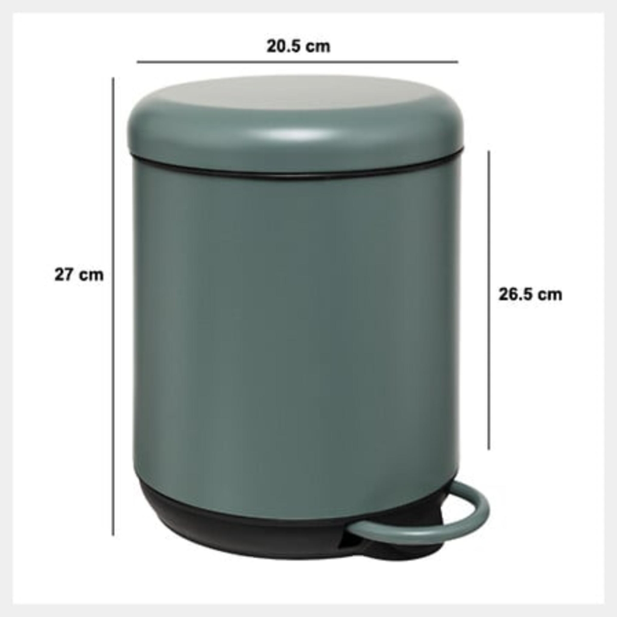 FICUS 5L SOFTCL DUSTBIN