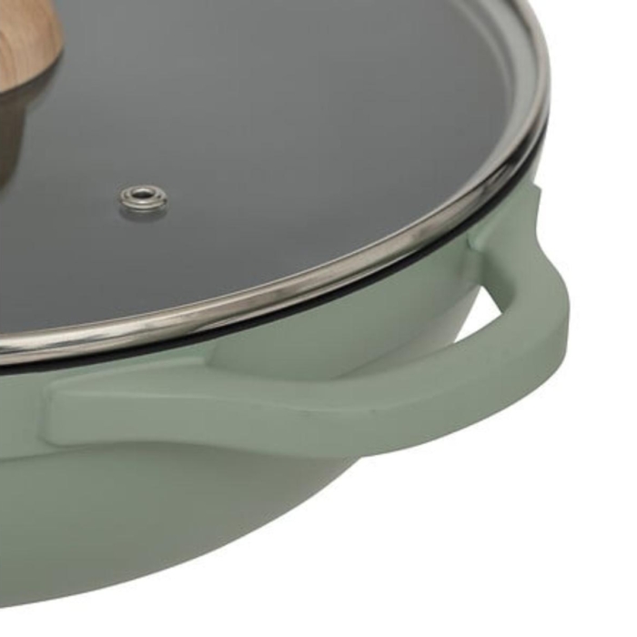 CAST ALU PAN+LID 28 CM HORIZON